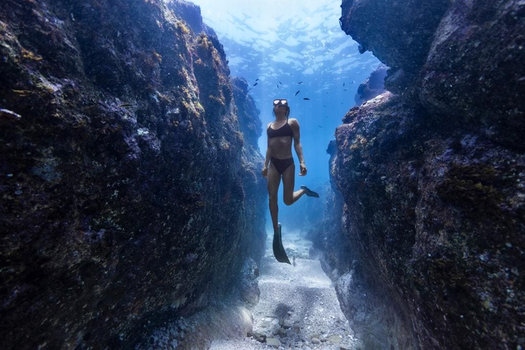 Location Image for Wavebound Cross-Tie Bikini Swimsuit Top - Women's