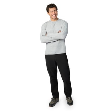 Free Country Sueded Space-Dye Long-Sleeve Crew Shirt - Men's 2