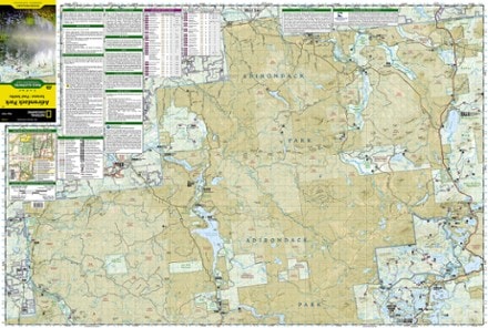 National Geographic Adirondack National Park Trail Map 2