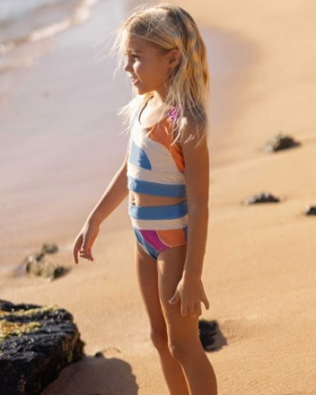 Nani Swimwear Mini Cut Back Crop Swimsuit Set - Girls' 6