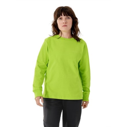 Arc'teryx Kragg Cotton Bird Long-Sleeve Crew Shirt - Women's 1