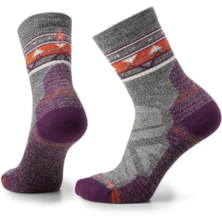 Hike Light Cushion Zig Zag Valley Mid Crew Socks - Women's