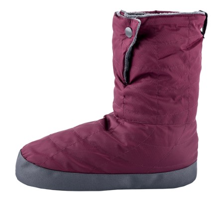 REI Co-op Cabiniste Down Booties lightweight, packable, duck down camp slippers. Cabiniste Down Booties - Women main image 2