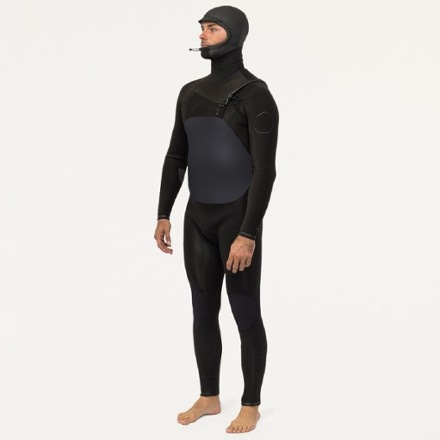 VISSLA New Seas Hooded U-Zip 5/4 mm Wetsuit - Men's 0