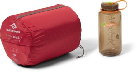 Sea to Summit Comfort Plus SI Sleeping Pad Stuff sack (32oz bottle not included) (Red)