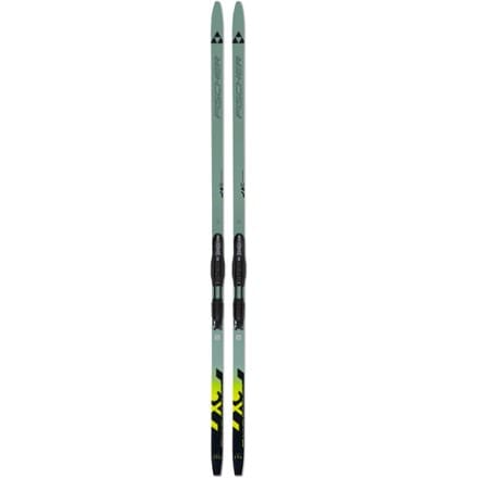 Fischer Twin Skin Power EF Medium Cross-Country Skis with TURNAMIC Bindings 0