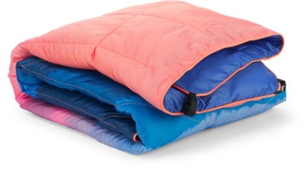 Rumpl NanoLoft Puffy Travel Blanket Folded view