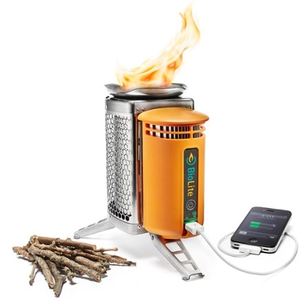 BioLite CampStove 2+  Electricity Generating Wood Camp Stove