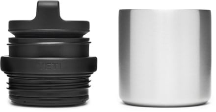 YETI Cup Cap Accessory Side view (Black)