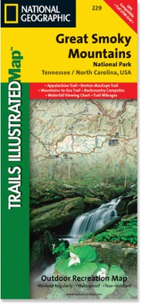 Trails Illustrated Great Smoky Mountains National Park Trail Map