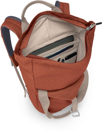 osprey arcane 20 l tote pack backpack Litre Daypack with 16" laptop sleeve  Light locking hook to prevent someone from walking off with your daily essentials Osprey Arcane Tote Pack 