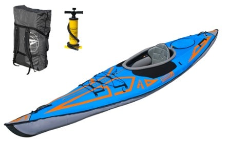 Advanced Elements AdvancedFrame Expedition Elite Sit-In Inflatable Touring Kayak with Pump - 13' 0
