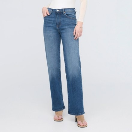 DUER Performance Denim+ High-Rise Straight Jeans - Women's 0