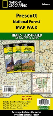 National Geographic Prescott National Forest Map Pack 0