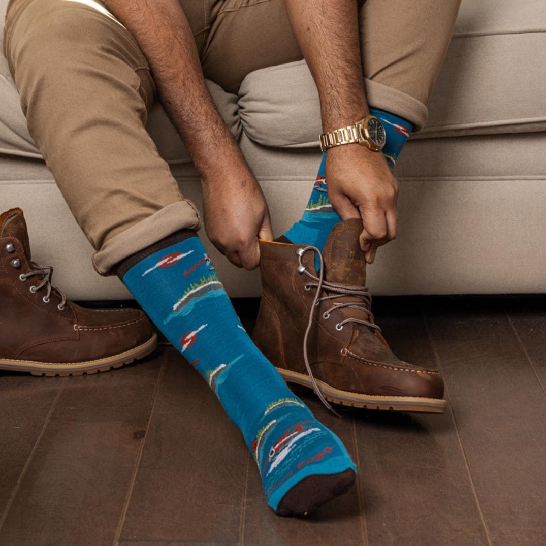 Location Image for Float Boat Crew Lightweight Lifestyle Socks - Men's