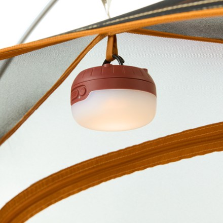 REI Co-op Trailmade 2 Tent with Footprint Light (sold separately) hung on gear loop