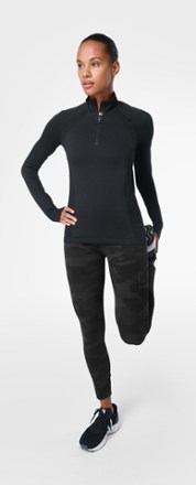 Sweaty Betty Athlete Seamless Half-Zip Long-Sleeve Top - Women's 3
