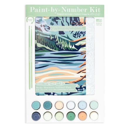Elle Cree Rocky Mountain National Park Paint-By-Number Kit 0