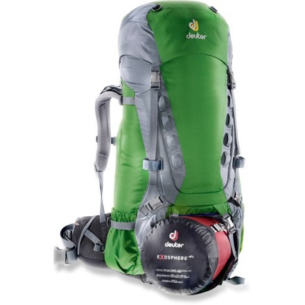 Sleeping Bag Compartment (Sleeping Bag Not Included) (Pine/Silver)