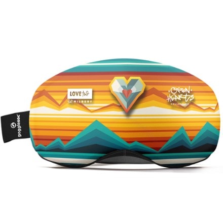 gogglesoc pro Open Hearts Mountain Goggles Cover 0