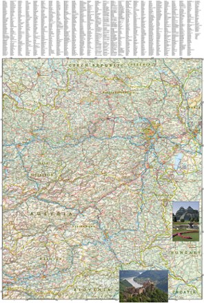 National Geographic Austria Adventure Travel Map 1