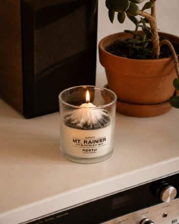 NORTH DRINKWARE LLC Fir Scented Soy Wax Mountain Candle 2