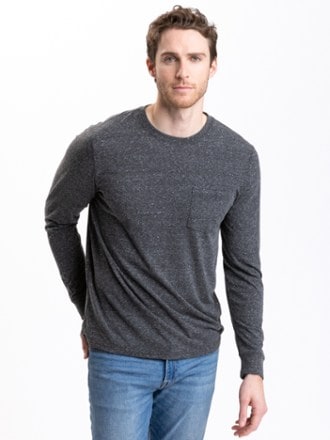 Threads 4 Thought Long-Sleeve Triblend Pocket Crew T-Shirt - Men's 0