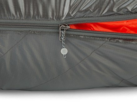 NEMO Riff 15 Endless Promise Down Sleeping Bag - Men's Zipper detail