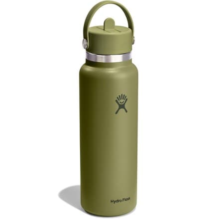 Hydro Flask Wide-Mouth Vacuum Water Bottle with Flex Straw Cap - 40 fl. oz. 1