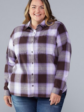 women's flannel shirts plus size