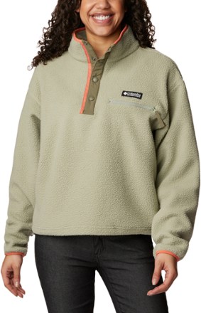 Columbia Helvetia Cropped Half-Snap Fleece Pullover - Women's