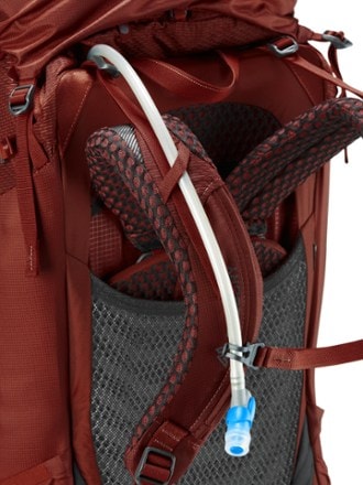 Gregory Baltoro 75 Pack - Men's Hydration port & tube routing (Brick Red)