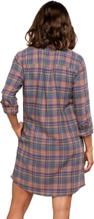 Toad&Co Re-Form Flannel Shirt Dress 1