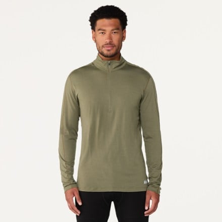 REI Co-op Merino 185 Half-Zip Base Layer Top - Men's 1