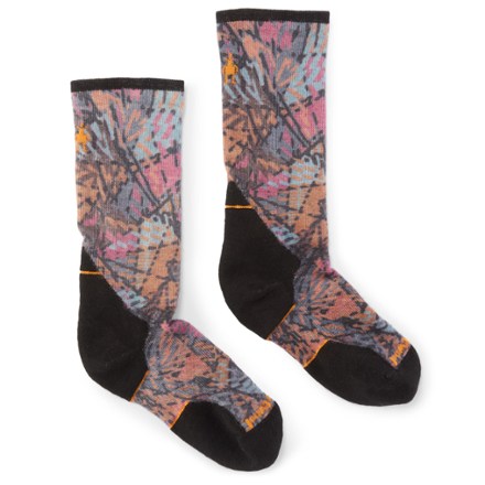 Smartwool Trail Run Targeted Cushion Triangle Prism Print Crew Socks - Women's 2