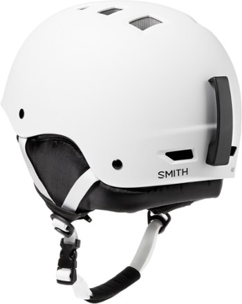 Smith Holt Snow Helmet - Men's Back view (Matte White)