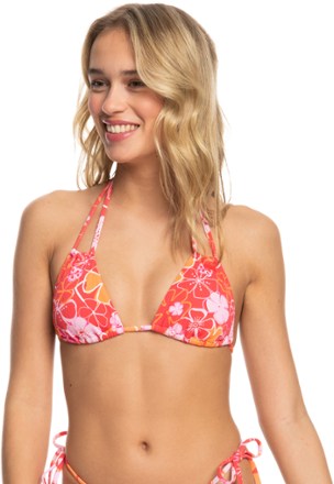 Roxy Meadow Flowers Tiki Triangle Swimsuit Top - Women's 0