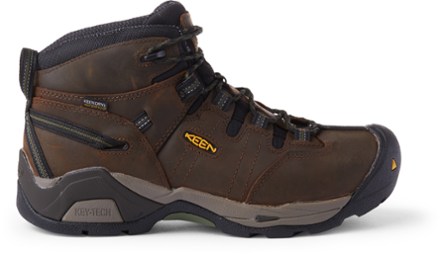 MENS STANLEY LEATHER SAFETY BOOTS STEEL TOE CAP HIKER SHOES WORK TRAINER  SIZE UK