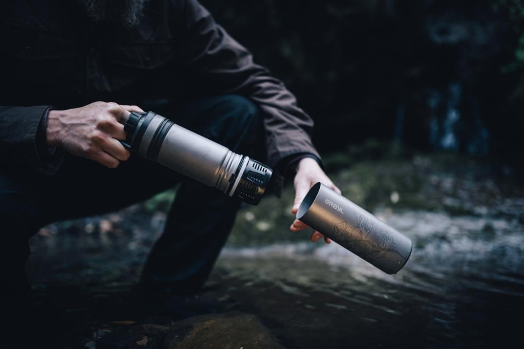 Location Image for UltraPress Ti Water Filter and Purifier Bottle - 16.9 fl. oz.