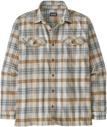 Patagonia Long-Sleeve Midweight Fjord Flannel Shirt - Mens