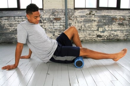 Pro-Tec Athletics Contoured Massage Roller Lifestyle 2 (Metallic Blue)