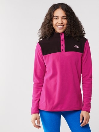 The North Face TKA Glacier Snap-Neck Pullover - Women's 1