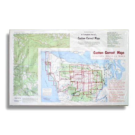 Custom Correct Map Set - Olympic Pennisula 0
