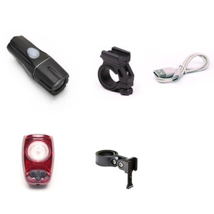 Cygolite Streak 600 Headlight and Hotshot 120 Taillight USB-C Bicycle Light Set 4