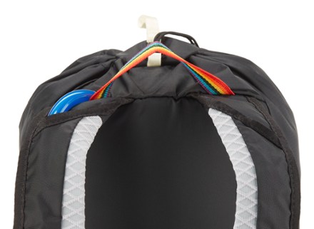 REI Co-op Flash 18 Pride Edition Pack Hydration port & tube routing