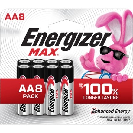 Energizer MAX Alkaline AA Batteries - Package of 8 0