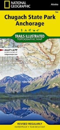 National Geographic Chugach State Park / Anchorage Topographic Map 0