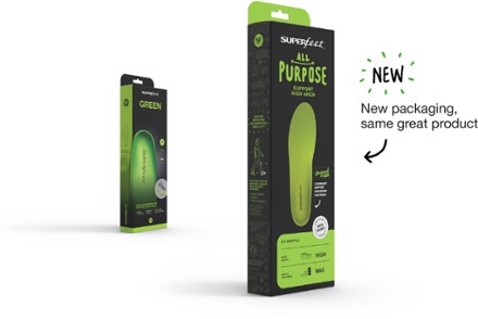 Superfeet All-Purpose Support High Arch (Green) Insoles 7