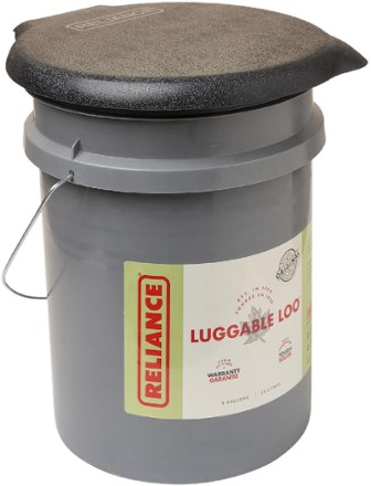 Reliance Luggable Loo Portable Toilet with Metal Handle 2