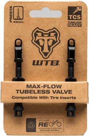WTB TCS Max-Flow Tubeless Valves - Package of 2 1